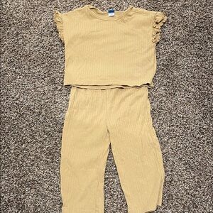 Old Navy Beige Ribbed Top